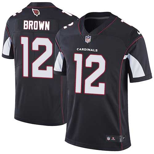 Nike Arizona Cardinals #12 John Brown Black Alternate Men's Stitched NFL Vapor Untouchable Limited Jersey