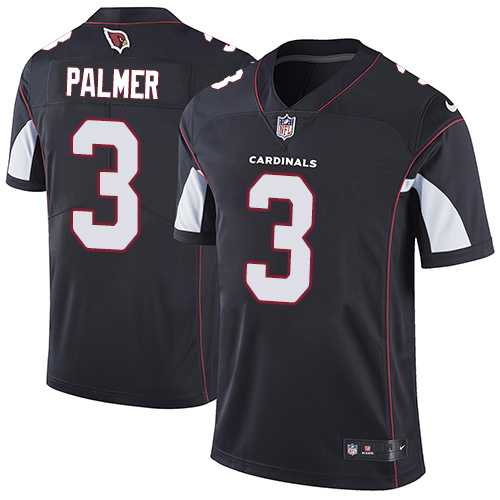 Nike Arizona Cardinals #3 Carson Palmer Black Alternate Men's Stitched NFL Vapor Untouchable Limited Jersey
