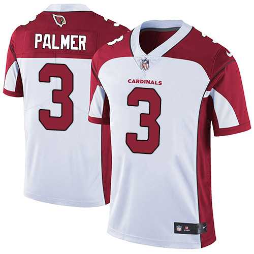 Nike Arizona Cardinals #3 Carson Palmer White Men's Stitched NFL Vapor Untouchable Limited Jersey