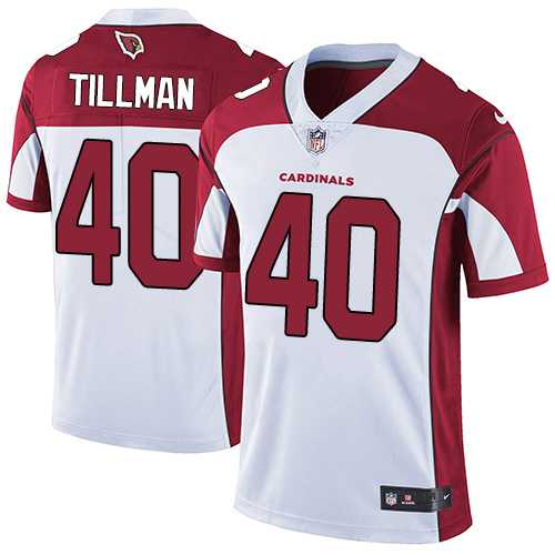 Nike Arizona Cardinals #40 Pat Tillman White Men's Stitched NFL Vapor Untouchable Limited Jersey