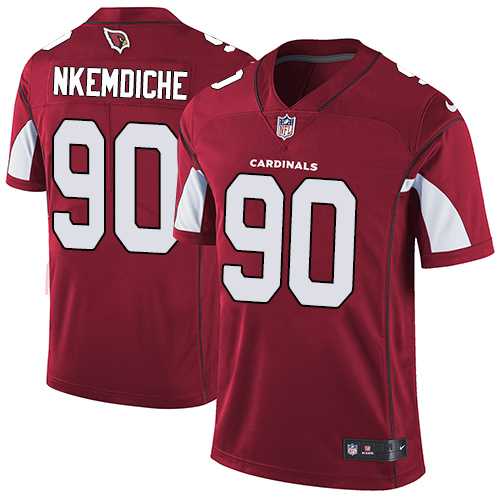 Nike Arizona Cardinals #90 Robert Nkemdiche Red Team Color Men's Stitched NFL Vapor Untouchable Limited Jersey