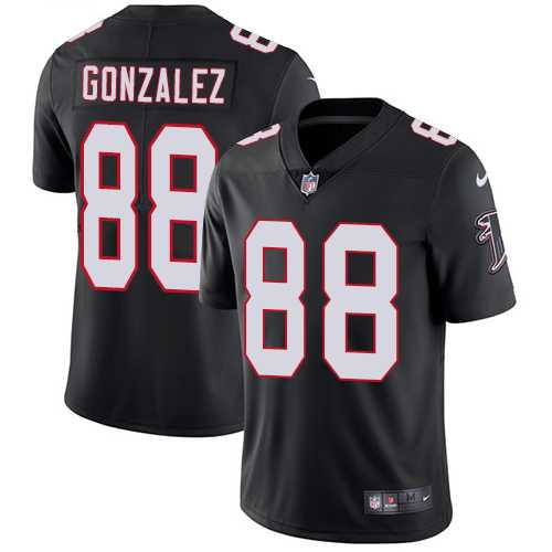 Nike Atlanta Falcons #88 Tony Gonzalez Black Alternate Men's Stitched NFL Vapor Untouchable Limited Jersey Nike Atlanta Falcons #88 Tony Gonzalez Black Alternate Men's Stitched NFL Vapor Untouchable Limited Jersey