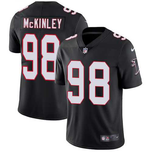 Nike Atlanta Falcons #98 Takkarist McKinley Black Alternate Men's Stitched NFL Vapor Untouchable Limited Jersey