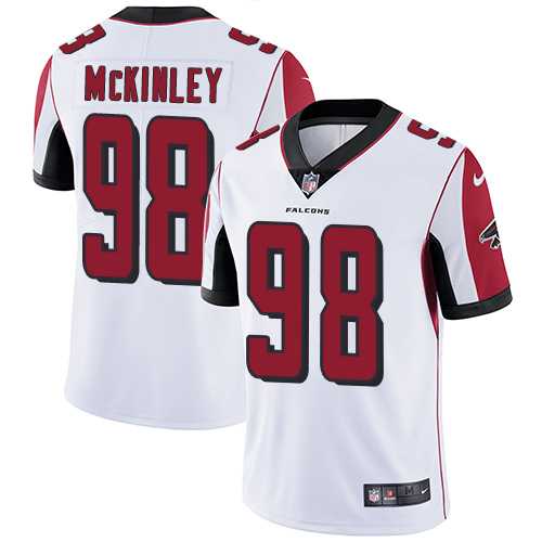 Nike Atlanta Falcons #98 Takkarist McKinley White Men's Stitched NFL Vapor Untouchable Limited Jersey Nike Atlanta Falcons #98 Takkarist McKinley White Men's Stitched NFL Vapor Untouchable Limited Jersey