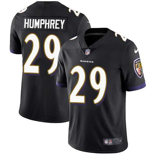 Nike Baltimore Ravens #29 Marlon Humphrey Black Alternate Men's Stitched NFL Vapor Untouchable Limited Jersey Nike Baltimore Ravens #29 Marlon Humphrey Black Alternate Men's Stitched NFL Vapor Untouchable Limited Jersey