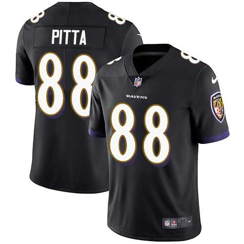 Nike Baltimore Ravens #88 Dennis Pitta Black Alternate Men's Stitched NFL Vapor Untouchable Limited Jersey
