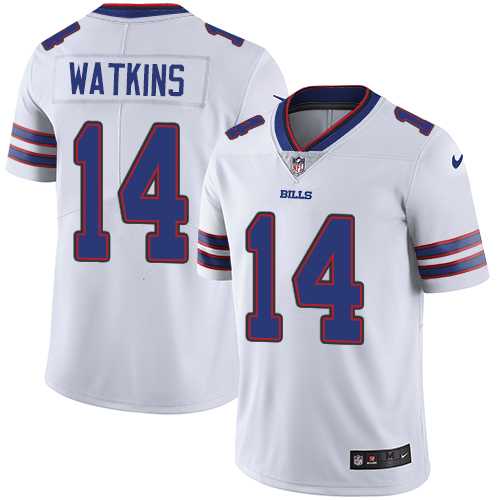 Nike Buffalo Bills #14 Sammy Watkins White Men's Stitched NFL Vapor Untouchable Limited Jersey