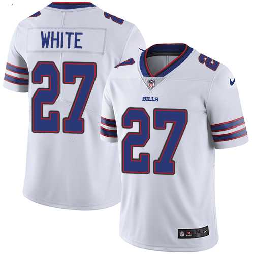 Nike Buffalo Bills #27 Tre'Davious White White Men's Stitched NFL Vapor Untouchable Limited Jersey