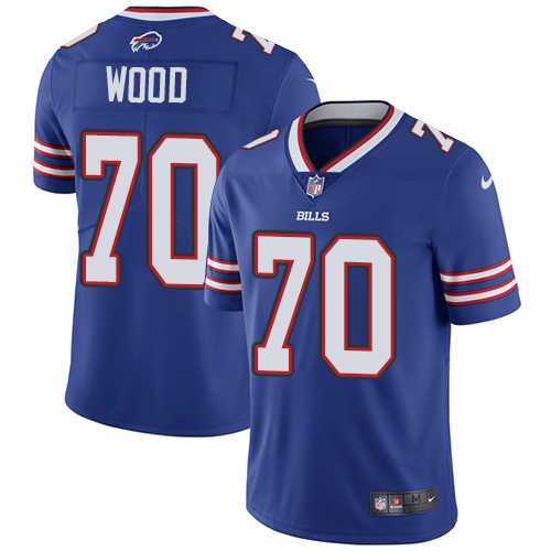 Nike Buffalo Bills #70 Eric Wood Royal Blue Team Color Men's Stitched NFL Vapor Untouchable Limited Jersey