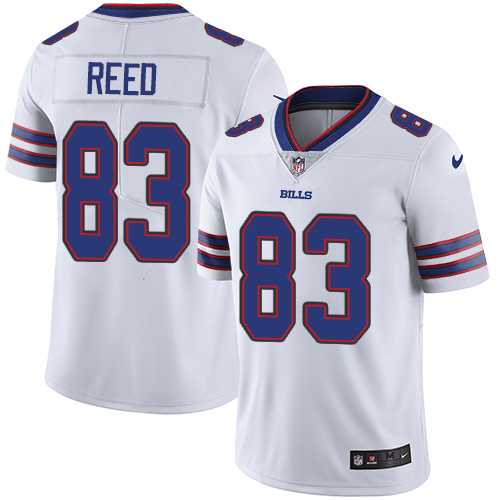Nike Buffalo Bills #83 Andre Reed White Men's Stitched NFL Vapor Untouchable Limited Jersey