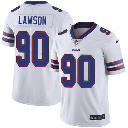 Nike Buffalo Bills #90 Shaq Lawson White Men's Stitched NFL Vapor Untouchable Limited Jersey