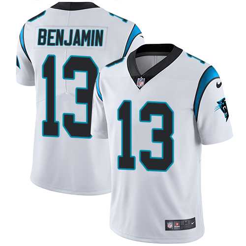 Nike Carolina Panthers #13 Kelvin Benjamin White Men's Stitched NFL Vapor Untouchable Limited Jersey