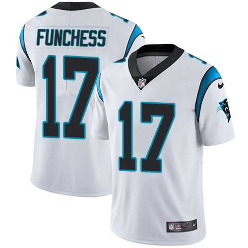 Nike Carolina Panthers #17 Devin Funchess White Men's Stitched NFL Vapor Untouchable Limited Jersey