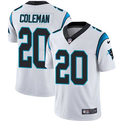Nike Carolina Panthers #20 Kurt Coleman White Men's Stitched NFL Vapor Untouchable Limited Jersey Nike Carolina Panthers #20 Kurt Coleman White Men's Stitched NFL Vapor Untouchable Limited Jersey