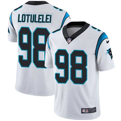 Nike Carolina Panthers #98 Star Lotulelei White Men's Stitched NFL Vapor Untouchable Limited Jersey