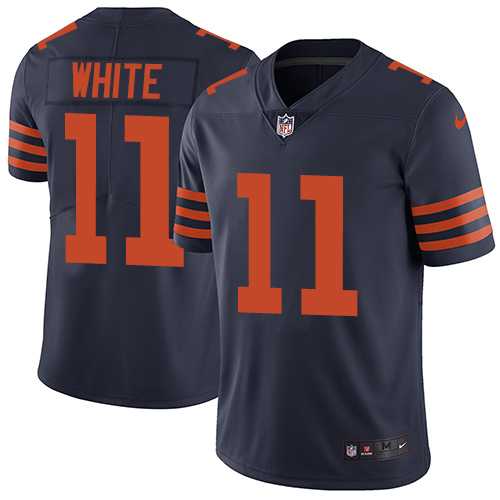 Nike Chicago Bears #11 Kevin White Navy Blue Alternate Men's Stitched NFL Vapor Untouchable Limited Jersey