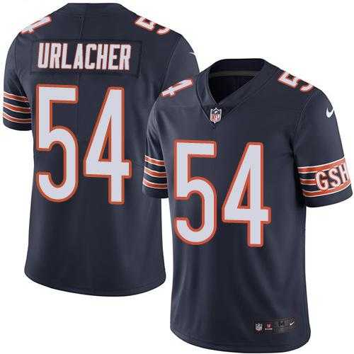 Nike Chicago Bears #54 Brian Urlacher Navy Blue Team Color Men's Stitched NFL Vapor Untouchable Limited Jersey
