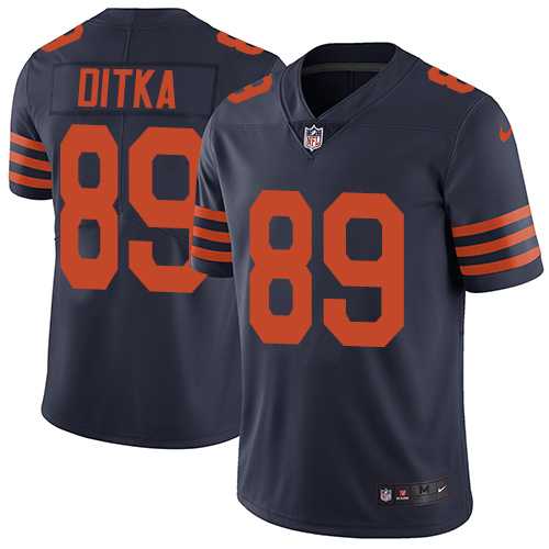 Nike Chicago Bears #89 Mike Ditka Navy Blue Alternate Men's Stitched NFL Vapor Untouchable Limited Jersey