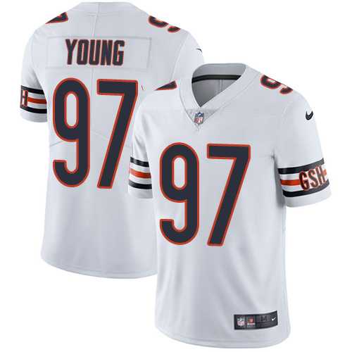 Nike Chicago Bears #97 Willie Young White Men's Stitched NFL Vapor Untouchable Limited Jersey Nike Chicago Bears #97 Willie Young White Men's Stitched NFL Vapor Untouchable Limited Jersey