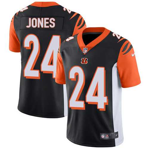 Nike Cincinnati Bengals #24 Adam Jones Black Team Color Men's Stitched NFL Vapor Untouchable Limited Jersey
