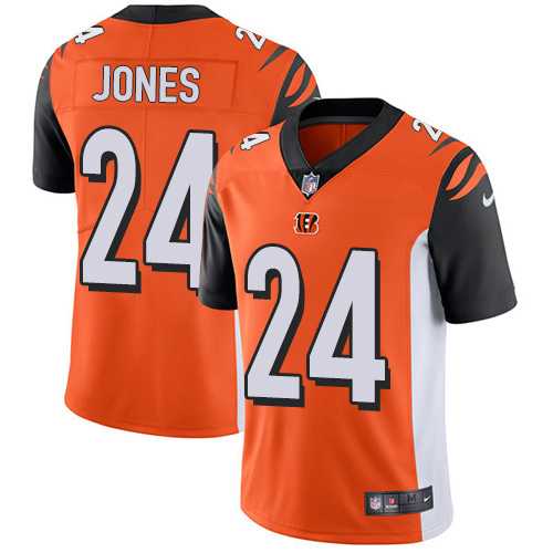 Nike Cincinnati Bengals #24 Adam Jones Orange Alternate Men's Stitched NFL Vapor Untouchable Limited Jersey Nike Cincinnati Bengals #24 Adam Jones Orange Alternate Men's Stitched NFL Vapor Untouchable Limited Jersey