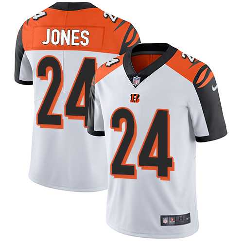 Nike Cincinnati Bengals #24 Adam Jones White Men's Stitched NFL Vapor Untouchable Limited Jersey