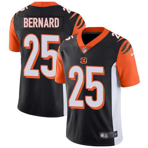 Nike Cincinnati Bengals #25 Giovani Bernard Black Team Color Men's Stitched NFL Vapor Untouchable Limited Jersey