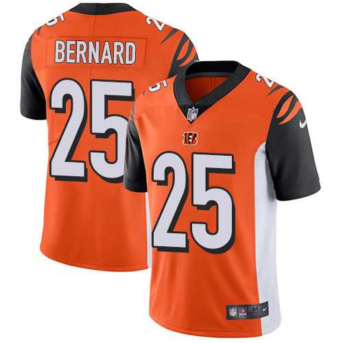 Nike Cincinnati Bengals #25 Giovani Bernard Orange Alternate Men's Stitched NFL Vapor Untouchable Limited Jersey