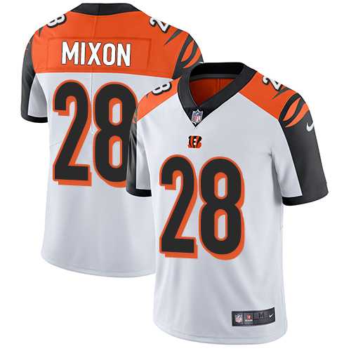 Nike Cincinnati Bengals #28 Joe Mixon White Men's Stitched NFL Vapor Untouchable Limited Jersey