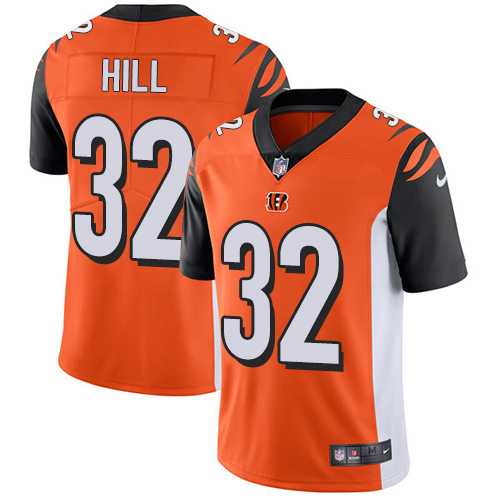 Nike Cincinnati Bengals #32 Jeremy Hill Orange Alternate Men's Stitched NFL Vapor Untouchable Limited Jersey