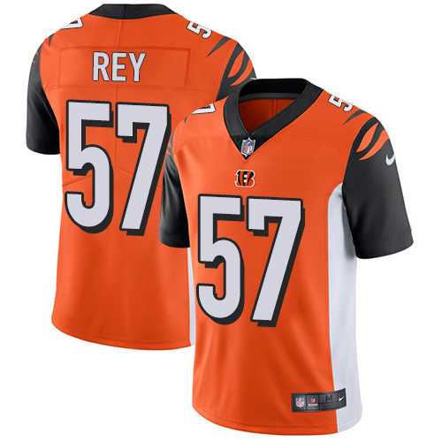 Nike Cincinnati Bengals #57 Vincent Rey Orange Alternate Men's Stitched NFL Vapor Untouchable Limited Jersey