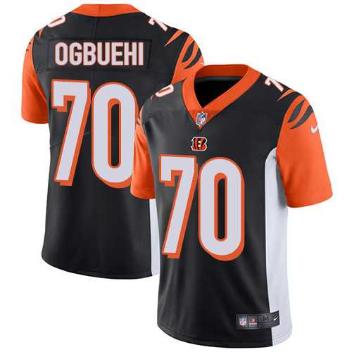 Nike Cincinnati Bengals #70 Cedric Ogbuehi Black Team Color Men's Stitched NFL Vapor Untouchable Limited Jersey Nike Cincinnati Bengals #70 Cedric Ogbuehi Black Team Color Men's Stitched NFL Vapor Untouchable Limited Jersey