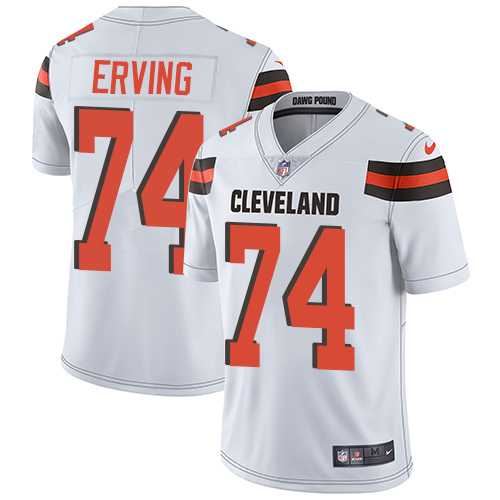 Nike Cleveland Browns #74 Cameron Erving White Men's Stitched NFL Vapor Untouchable Limited Jersey
