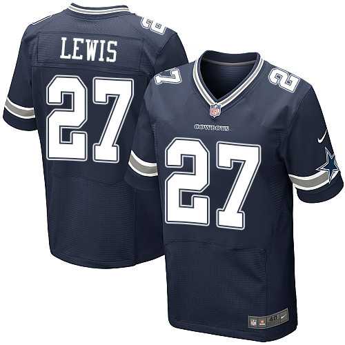 Nike Dallas Cowboys #27 Jourdan Lewis Navy Blue Team Color Men's Stitched NFL Elite Jersey