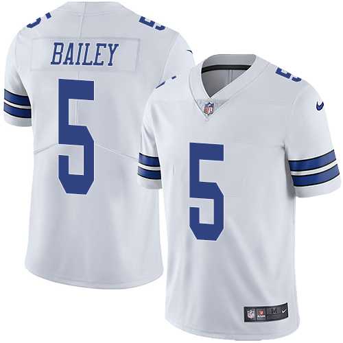 Nike Dallas Cowboys #5 Dan Bailey White Men's Stitched NFL Vapor Untouchable Limited Jersey