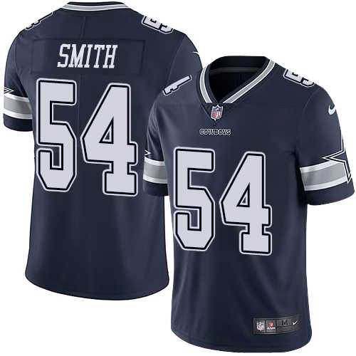 Nike Dallas Cowboys #54 Jaylon Smith Navy Blue Team Color Men's Stitched NFL Vapor Untouchable Limited Jersey Nike Dallas Cowboys #54 Jaylon Smith Navy Blue Team Color Men's Stitched NFL Vapor Untouchable Limited Jersey