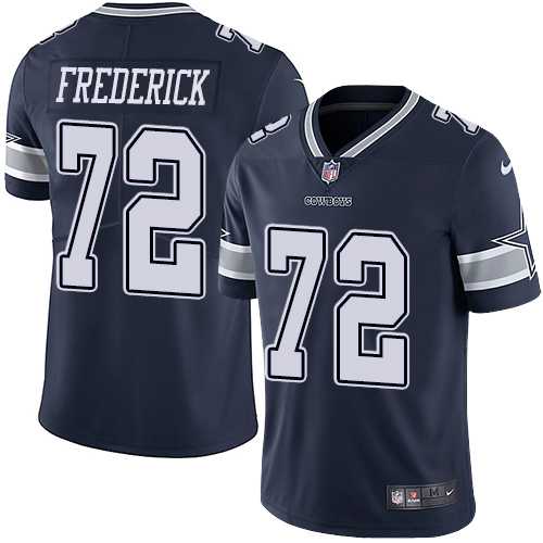 Nike Dallas Cowboys #72 Travis Frederick Navy Blue Team Color Men's Stitched NFL Vapor Untouchable Limited Jersey