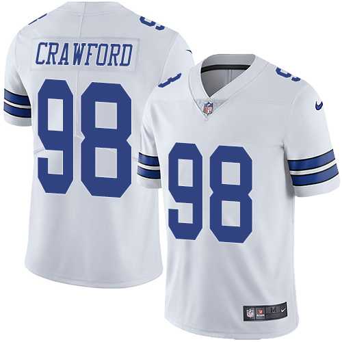 Nike Dallas Cowboys #98 Tyrone Crawford White Men's Stitched NFL Vapor Untouchable Limited Jersey Nike Dallas Cowboys #98 Tyrone Crawford White Men's Stitched NFL Vapor Untouchable Limited Jersey
