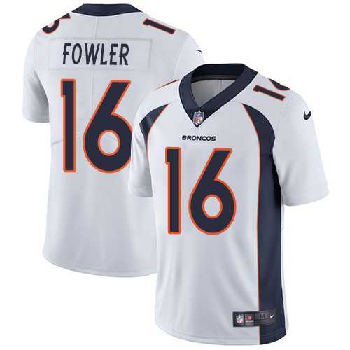 Nike Denver Broncos #16 Bennie Fowler White Men's Stitched NFL Vapor Untouchable Limited Jersey Nike Denver Broncos #16 Bennie Fowler White Men's Stitched NFL Vapor Untouchable Limited Jersey