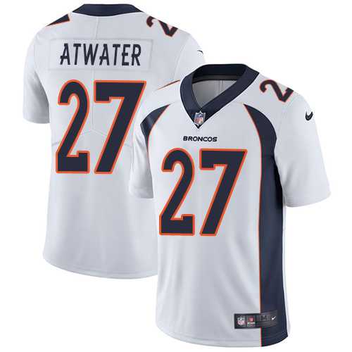Nike Denver Broncos #27 Steve Atwater White Men's Stitched NFL Vapor Untouchable Limited Jersey Nike Denver Broncos #27 Steve Atwater White Men's Stitched NFL Vapor Untouchable Limited Jersey