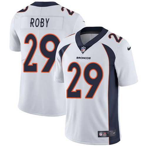 Nike Denver Broncos #29 Bradley Roby White Men's Stitched NFL Vapor Untouchable Limited Jersey Nike Denver Broncos #29 Bradley Roby White Men's Stitched NFL Vapor Untouchable Limited Jersey