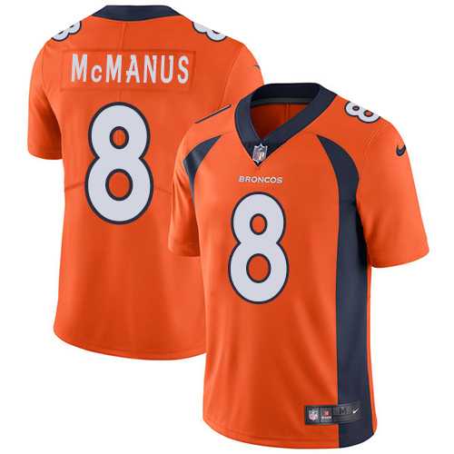 Nike Denver Broncos #8 Brandon McManus Orange Team Color Men's Stitched NFL Vapor Untouchable Limited Jersey Nike Denver Broncos #8 Brandon McManus Orange Team Color Men's Stitched NFL Vapor Untouchable Limited Jersey