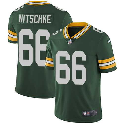 Nike Green Bay Packers #66 Ray Nitschke Green Team Color Men's Stitched NFL Vapor Untouchable Limited Jersey