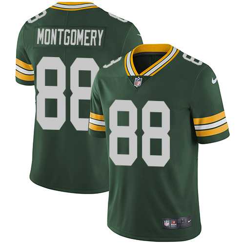 Nike Green Bay Packers #88 Ty Montgomery Green Team Color Men's Stitched NFL Vapor Untouchable Limited Jersey Nike Green Bay Packers #88 Ty Montgomery Green Team Color Men's Stitched NFL Vapor Untouchable Limited Jersey