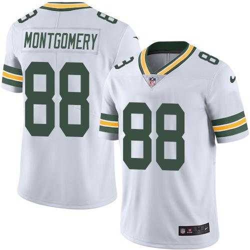 Nike Green Bay Packers #88 Ty Montgomery White Men's Stitched NFL Vapor Untouchable Limited Jersey Nike Green Bay Packers #88 Ty Montgomery White Men's Stitched NFL Vapor Untouchable Limited Jersey
