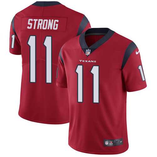 Nike Houston Texans #11 Jaelen Strong Red Alternate Men's Stitched NFL Vapor Untouchable Limited Jersey Nike Houston Texans #11 Jaelen Strong Red Alternate Men's Stitched NFL Vapor Untouchable Limited Jersey