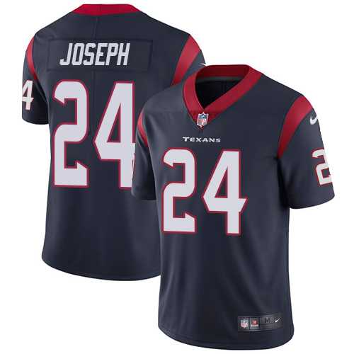 Nike Houston Texans #24 Johnathan Joseph Navy Blue Team Color Men's Stitched NFL Vapor Untouchable Limited Jersey