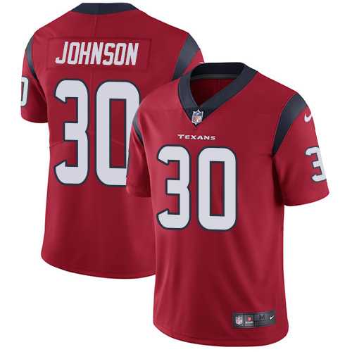 Nike Houston Texans #30 Kevin Johnson Red Alternate Men's Stitched NFL Vapor Untouchable Limited Jersey