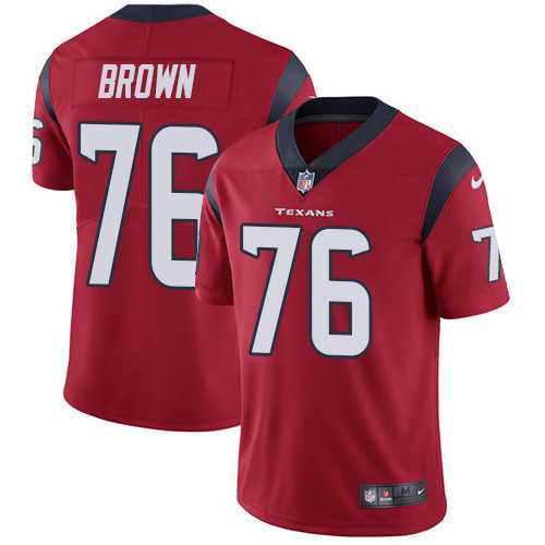 Nike Houston Texans #76 Duane Brown Red Alternate Men's Stitched NFL Vapor Untouchable Limited Jersey Nike Houston Texans #76 Duane Brown Red Alternate Men's Stitched NFL Vapor Untouchable Limited Jersey