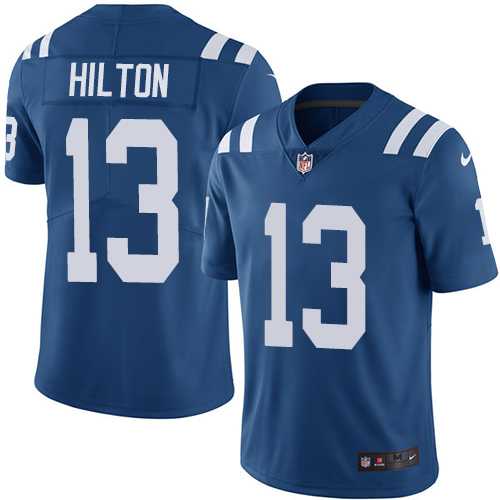 Nike Indianapolis Colts #13 T.Y. Hilton Royal Blue Team Color Men's Stitched NFL Vapor Untouchable Limited Jersey